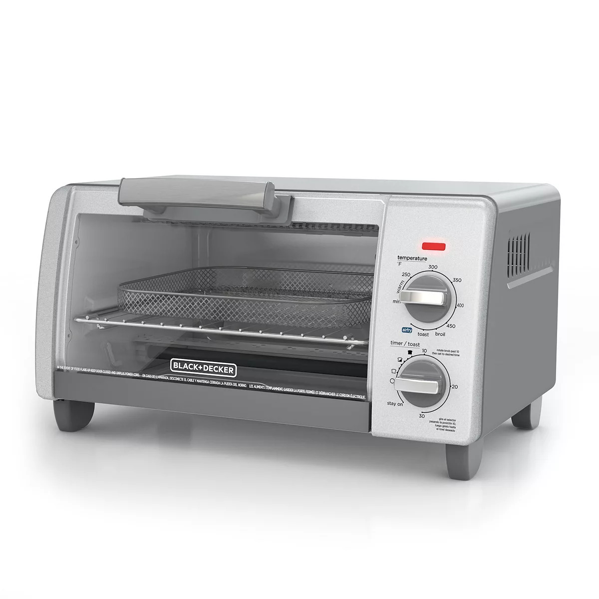BLACK+DECKER™ Crisp 'N Bake Air Fry 4-Slice Toaster Oven TO1785SG