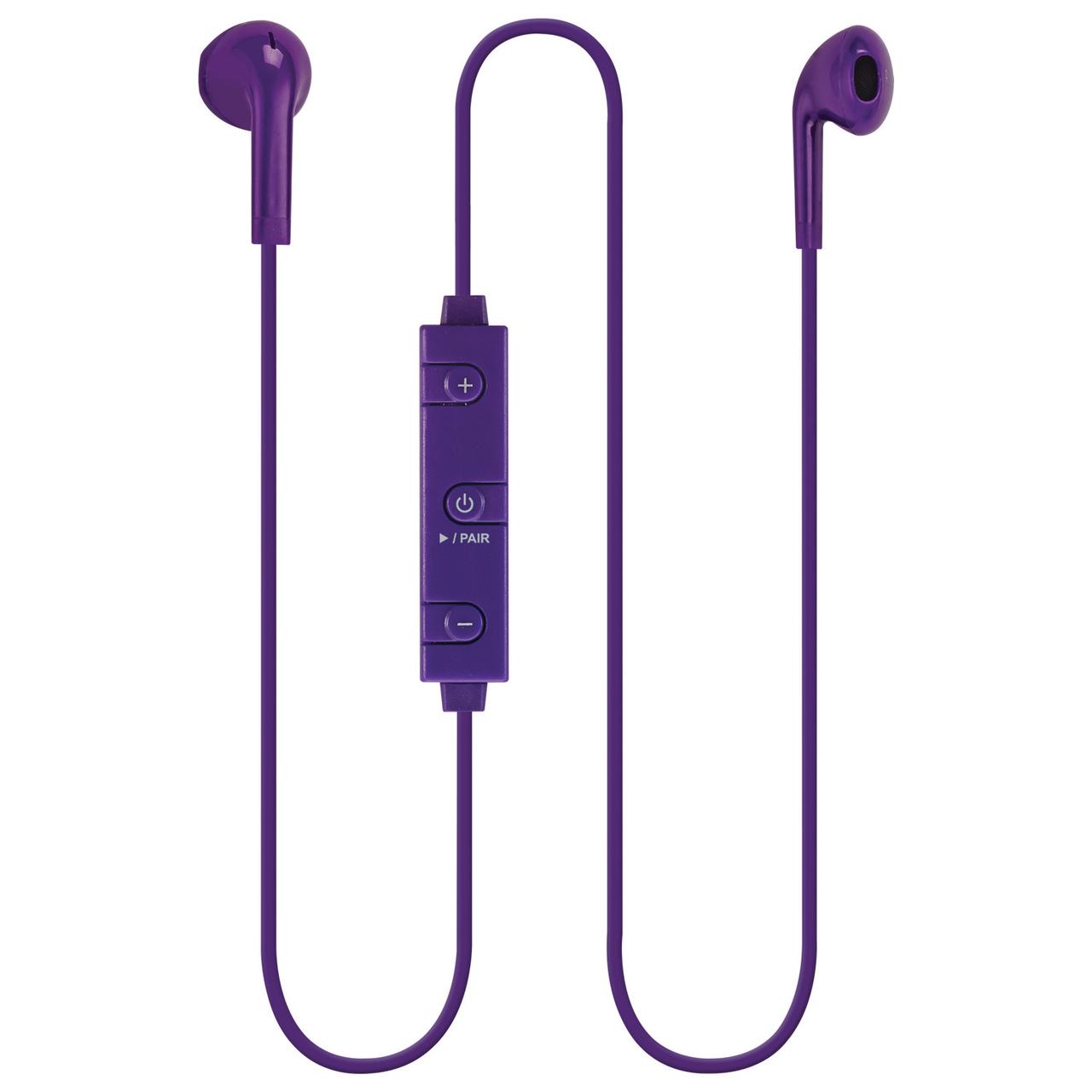 ILIVE IAEB07 Bluetooth Earbuds with Microphone, Purple