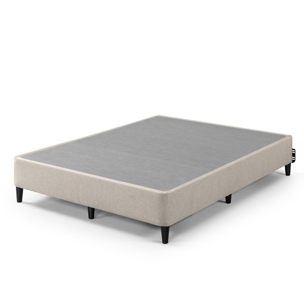 Spa Sensations by Zinus 9" Standing Metal Smart Box Spring in Gray and Brown