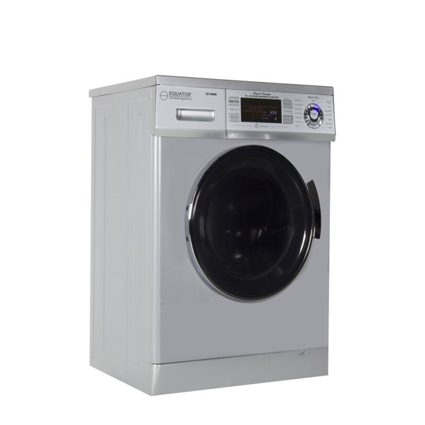 Equator Compact Vented/Ventless Dry Quiet 24 Inch Silver Washer Dryer Combo