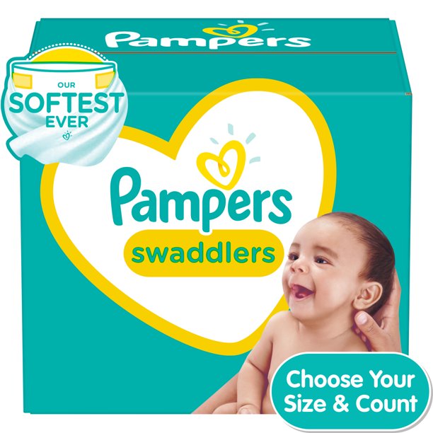 Pampers Swaddlers Diapers, Soft and Absorbent, Size 4, 66 Ct