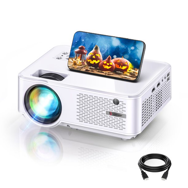 Bomaker WiFi Projector | HD 1080P Supported Outdoor Movies Projector