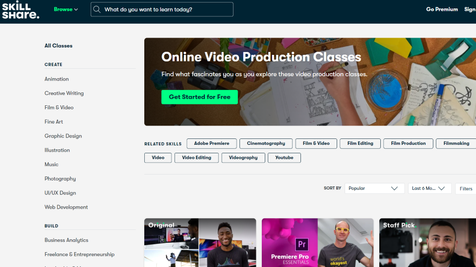 Skillshare Video Production Course