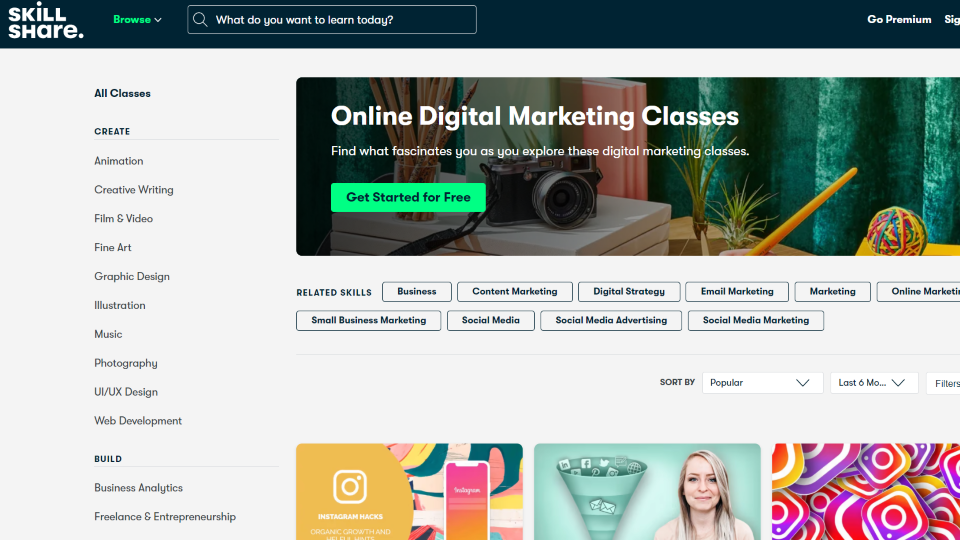 Skillshare Digital Marketing Course