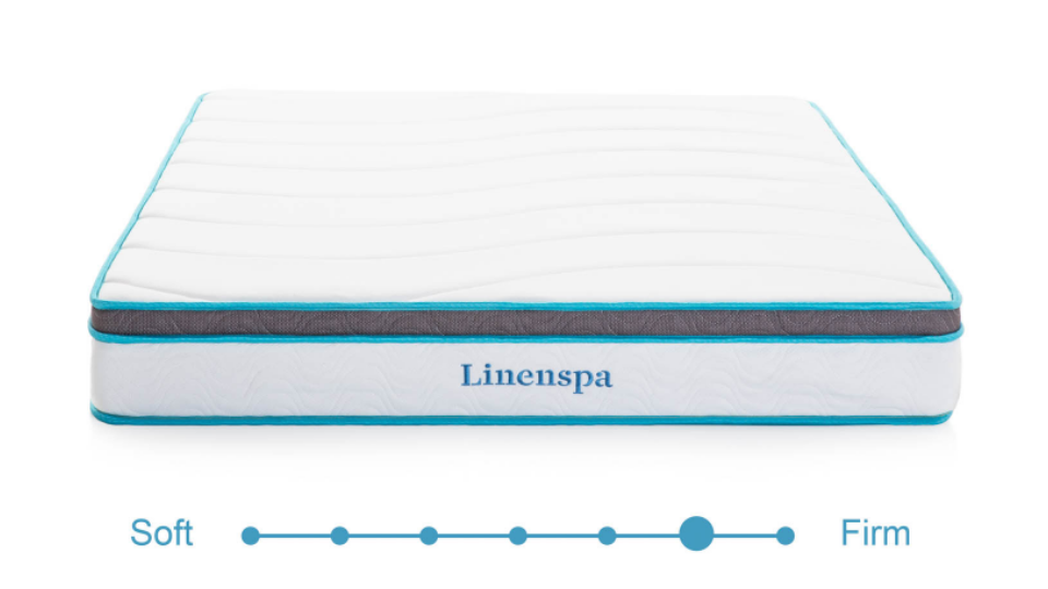 Linenspa 8 Inch Memory Foam Hybrid Mattress