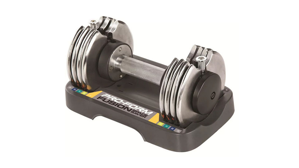 ProForm Space Saver 25 lb. Select-a-Weight Dumbbell