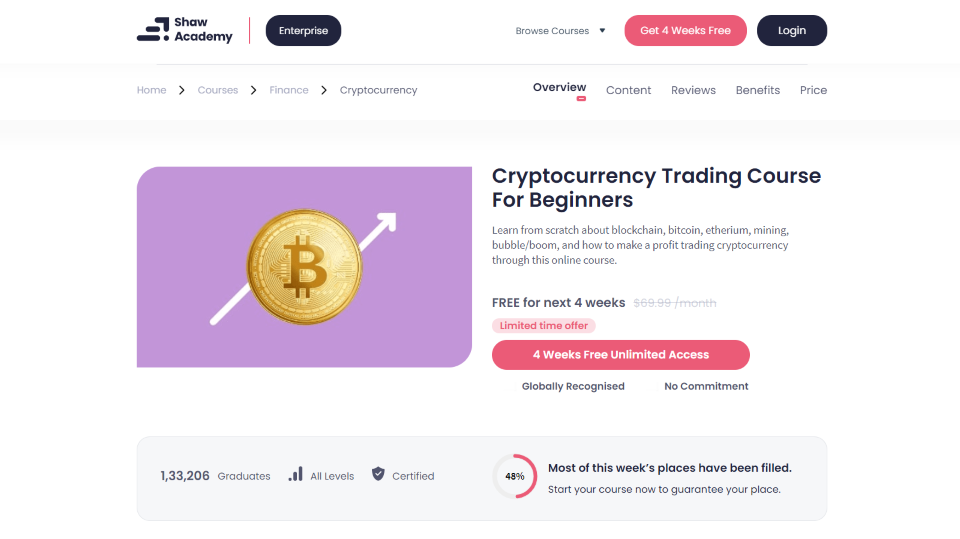 Shaw Academy Cryptocurrency Trading Courses