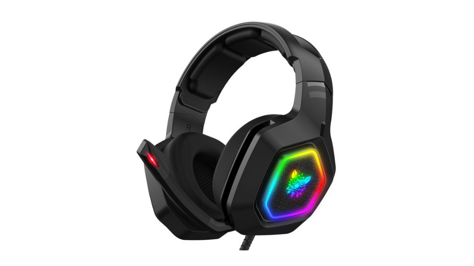 ONIKUMA K10 Gaming Headset,Stereo Bass Surround RGB Noise Cancelling Over Ear Headphones