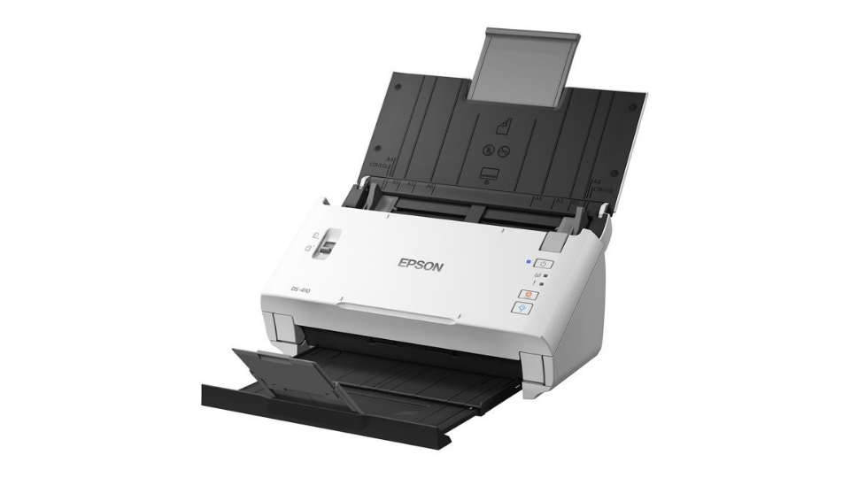 Epson DS-410 Document Scanner, 600 Dpi Optical Resolution, 50-Sheet Duplex Auto Document Feeder -EPSB11B249201