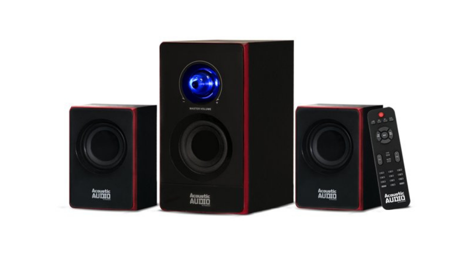 Acoustic Audio AA2103 Bluetooth Home 2.1 Speaker System