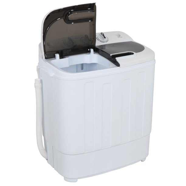 ZENY Mini Twin Tub Portable Compact Washing Machine Washer Spin Dry Cycle- 13lbs Capacity