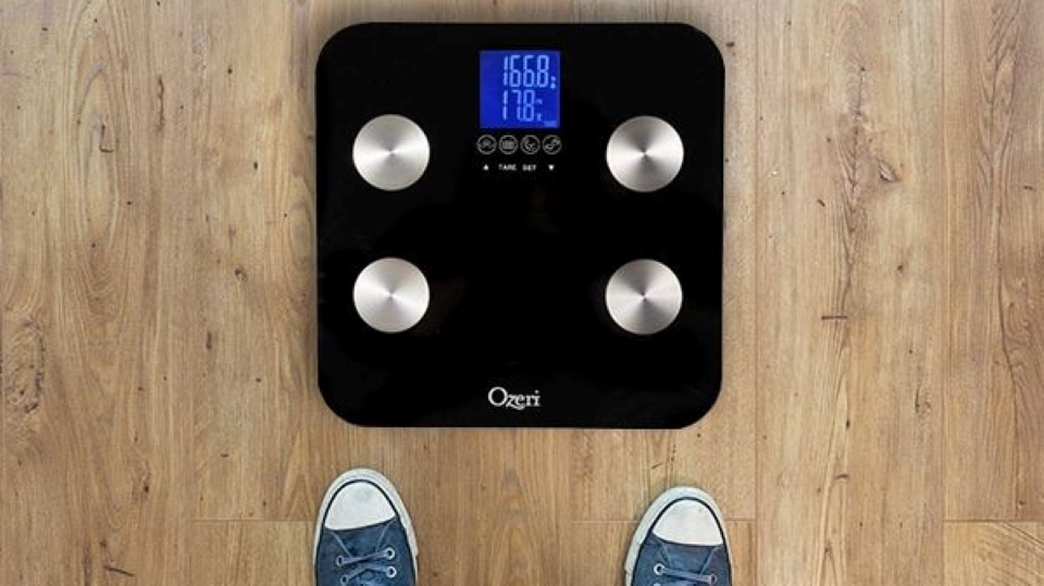 Ozeri Touch 440 lbs Total Body Bath Scale