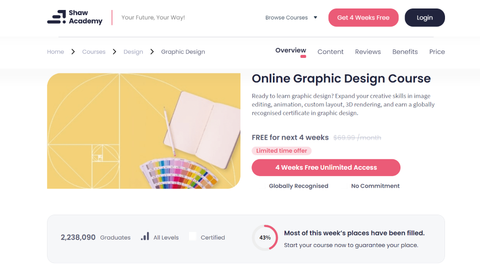 Shaw Academy Online Graphic Design Course