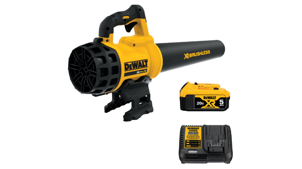 DEWALT 20V Max* Lithium Ion XR® Brushless Handheld Blower (5.0AH)