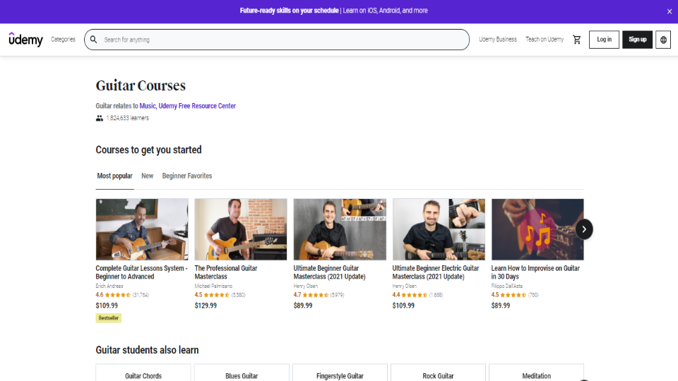 Udemy Guitar Course