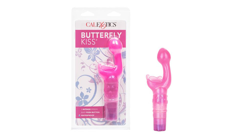 CalExotics Original Best Selling 3-Speed Butterfly Kiss Vibrator