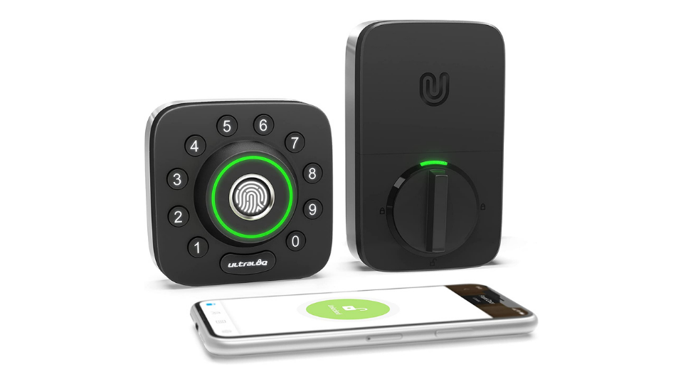 Ultraloq UUL-U-BOLT-PRO-D U-Bolt Pro 6 in 1 Bluetooth-Enabled Fingerprint and Keypad Smart Deadbolt Lock