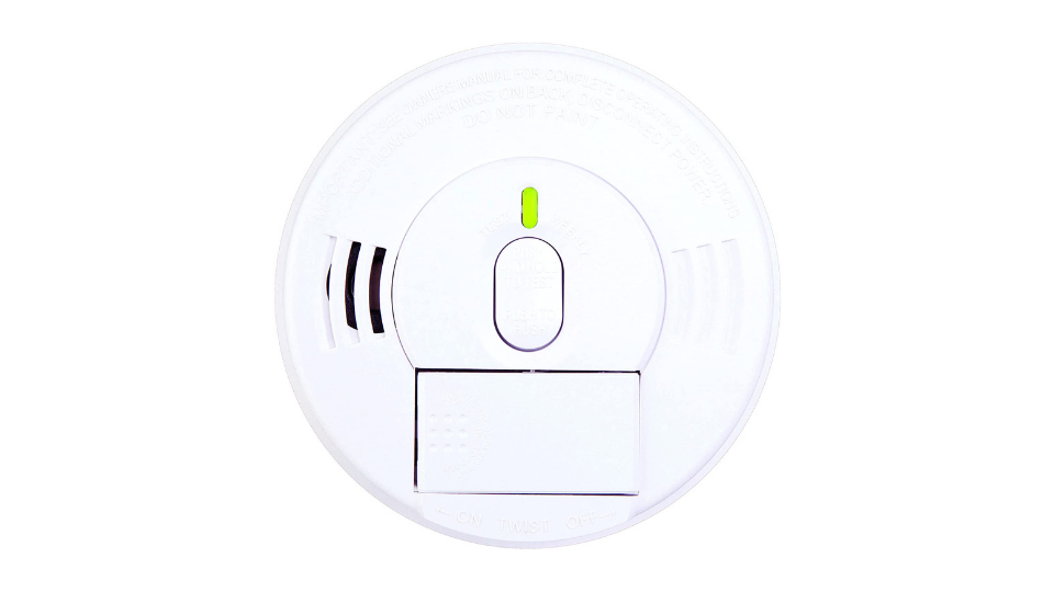 Kidde Hardwire Ionization Smoke Alarm with Front Battery Door I12060