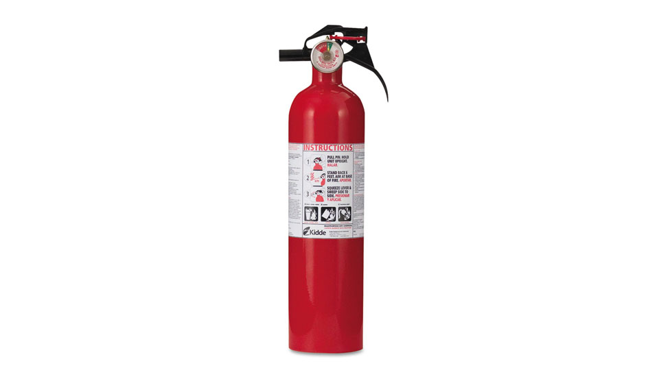 Kidde Full Home Fire Extinguisher, 2.5lb, 1-A, 10-B:C