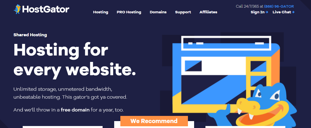 HostGator - Website Hosting