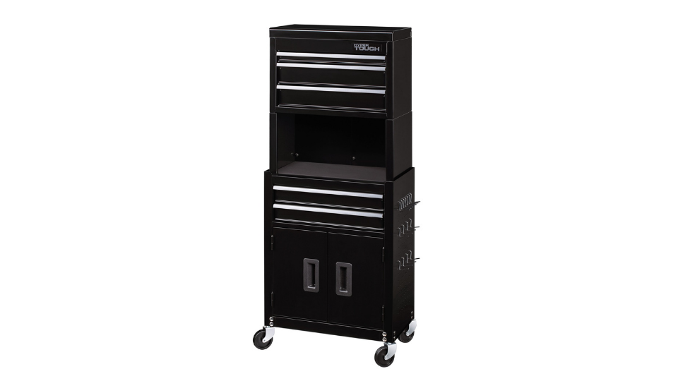 Hyper Tough 20 In 5 Drawer Rolling Tool Chest And Cabinet Combo With Riser