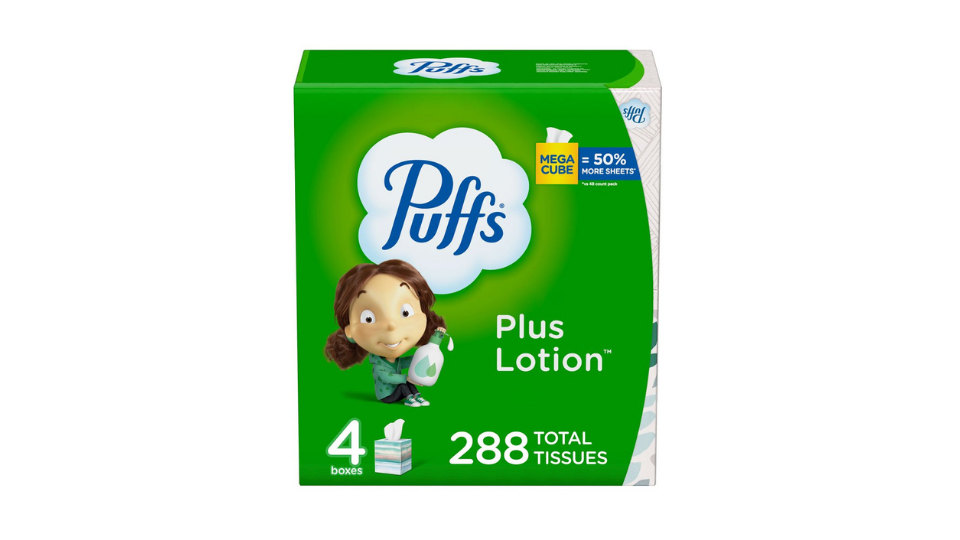 Puffs Plus Lotion Facial Tissue