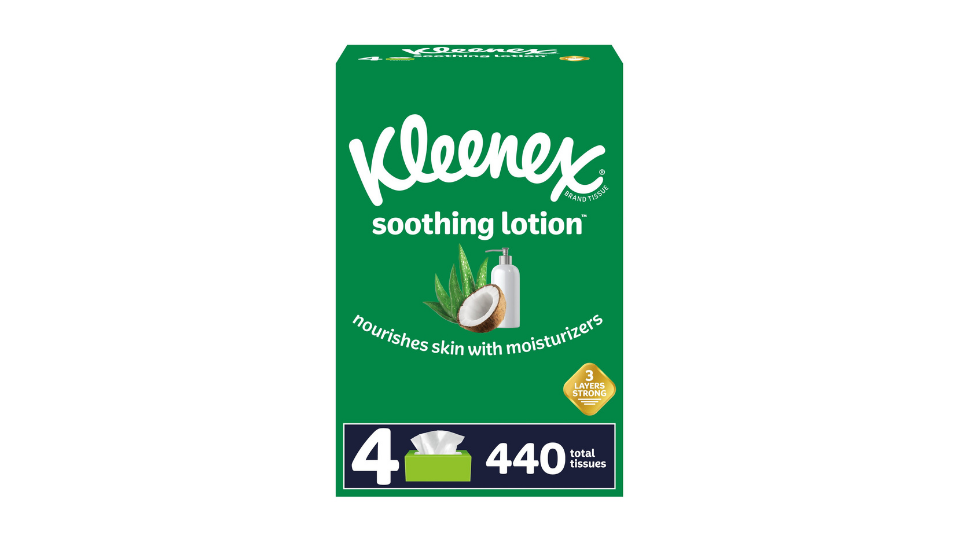 Kleenex Soothing Lotion Facial Tissues