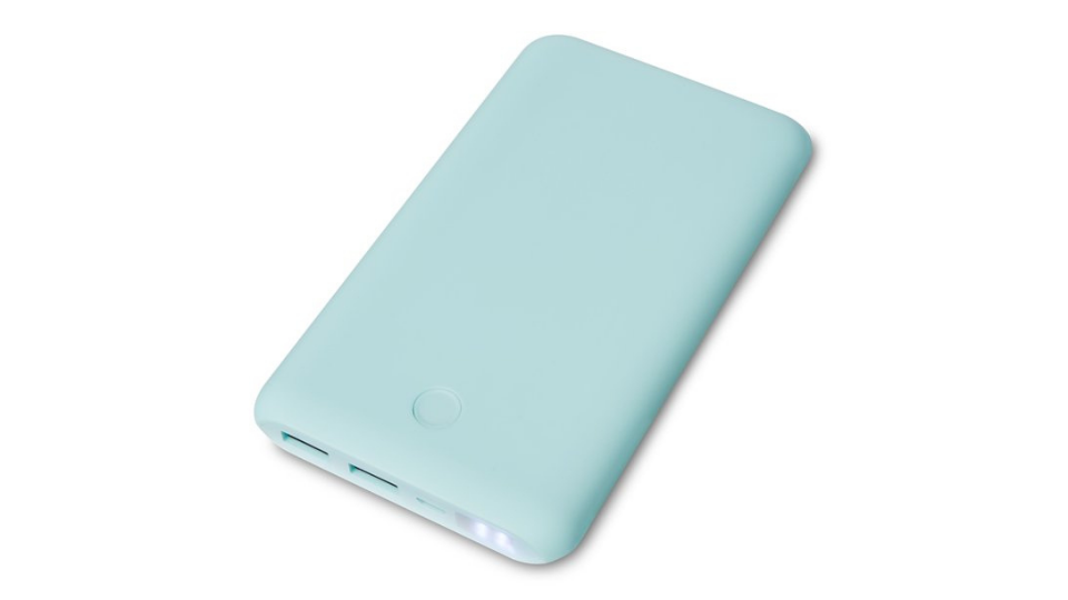 onn. Dual-Port Portable Battery, 3x Charge, 10000 mAh